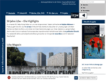 Tablet Screenshot of iz3w.org